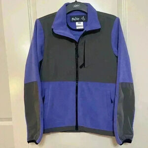 Pulse Softshell Jacket Women's Size S Pu Fleece Lined Full Zip Water Resistant